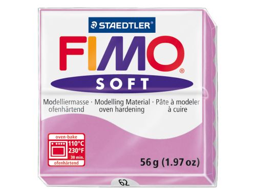 Pasta para modelar staedtler fimo soft 56 gr cor violeta claro , Staedtler , 54658 , 4006608809751